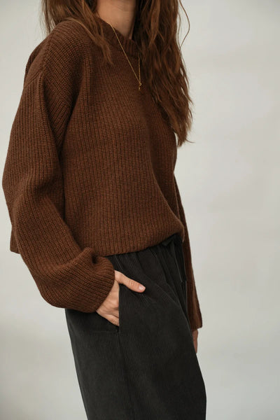 Orla Charcoal Cord Trousers