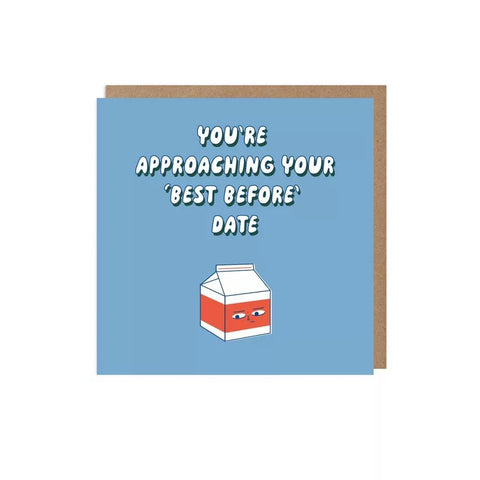 Best Before Birthday Card