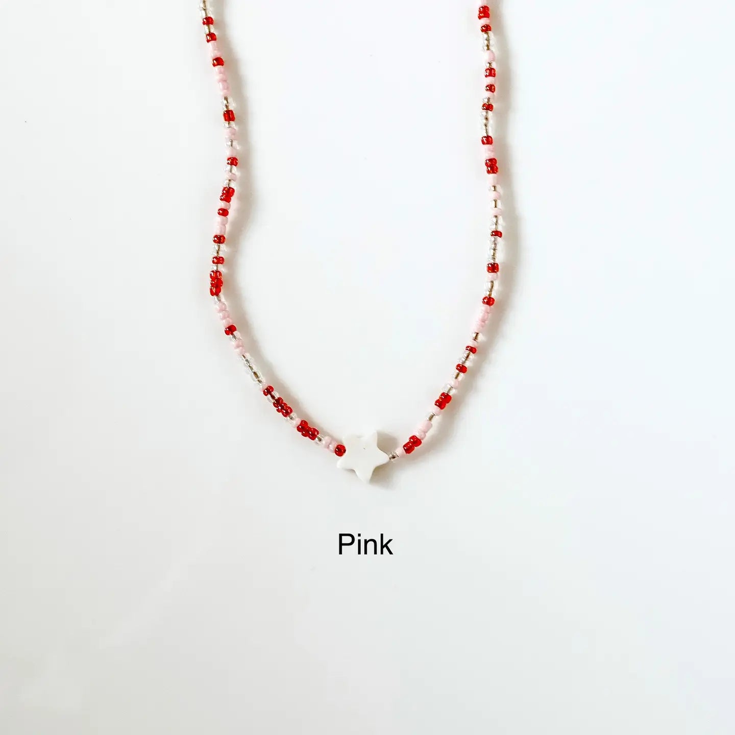 Bintang Pink Mother of Pearl Necklace