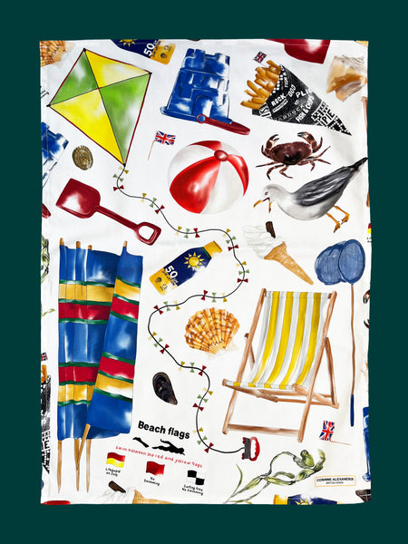 Seaside Tea Towel