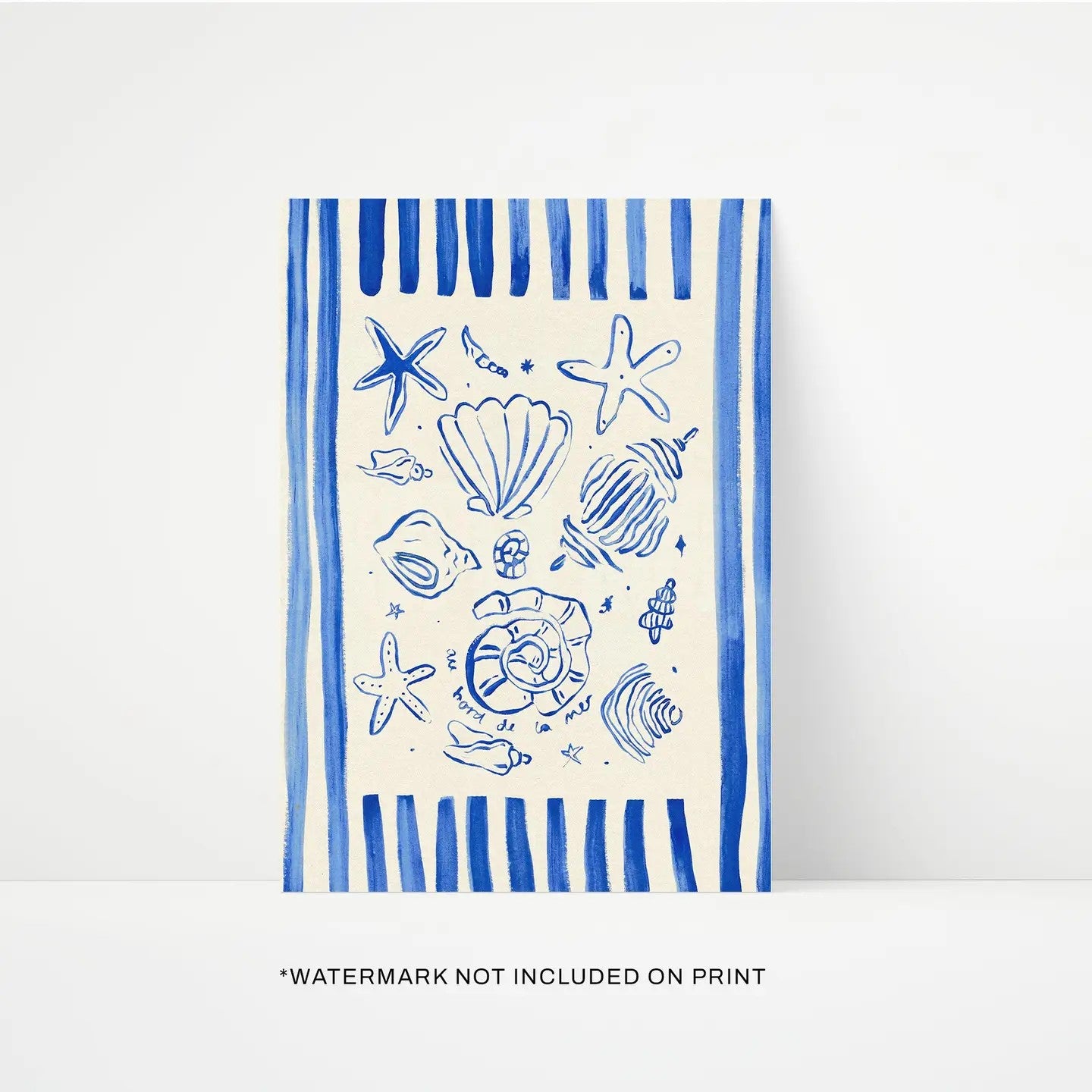 By The Seaside A3 Print