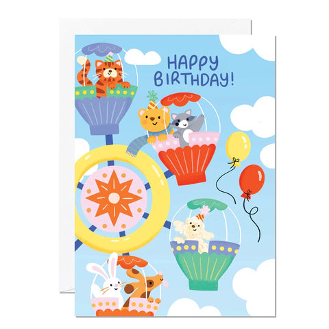 Kid's Ferris Wheel Birthday Card