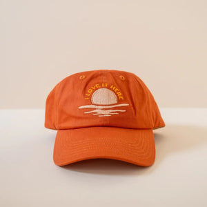 Cai & Jo I Love it Here embroidered cap
