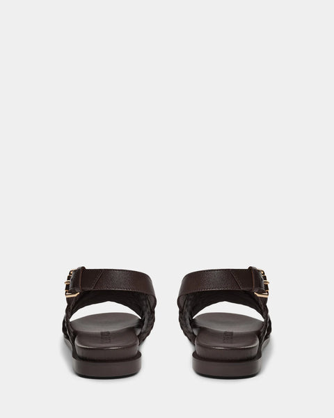 Cary Sandal in Dark Brown