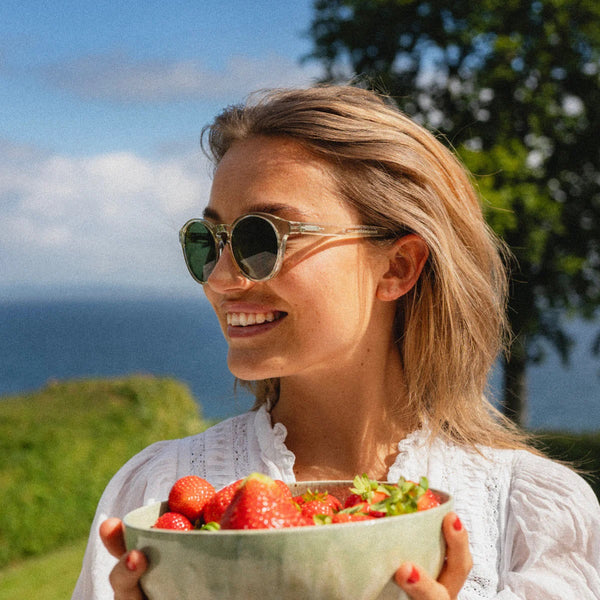 Casual Clear Jade Sunglasses