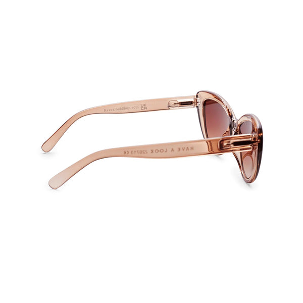 Cat Eye Champagne Sunglasses
