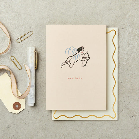 Cherub Baby Card