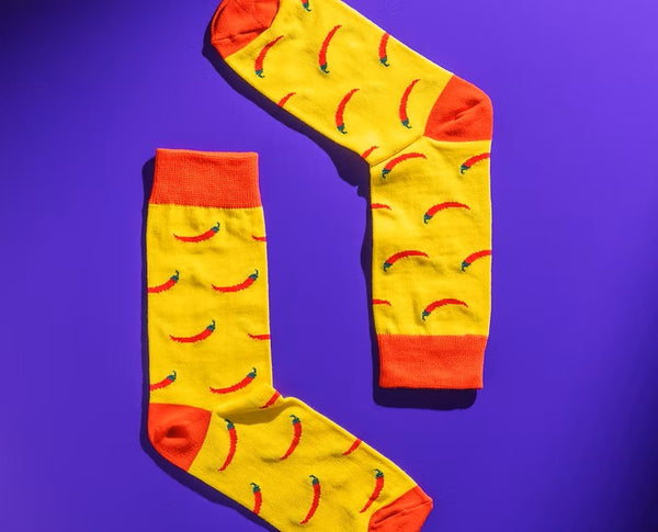 Cheerful Chilli Socks