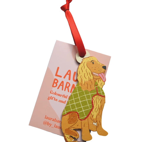 Cocker Spaniel Dog Christmas Decoration