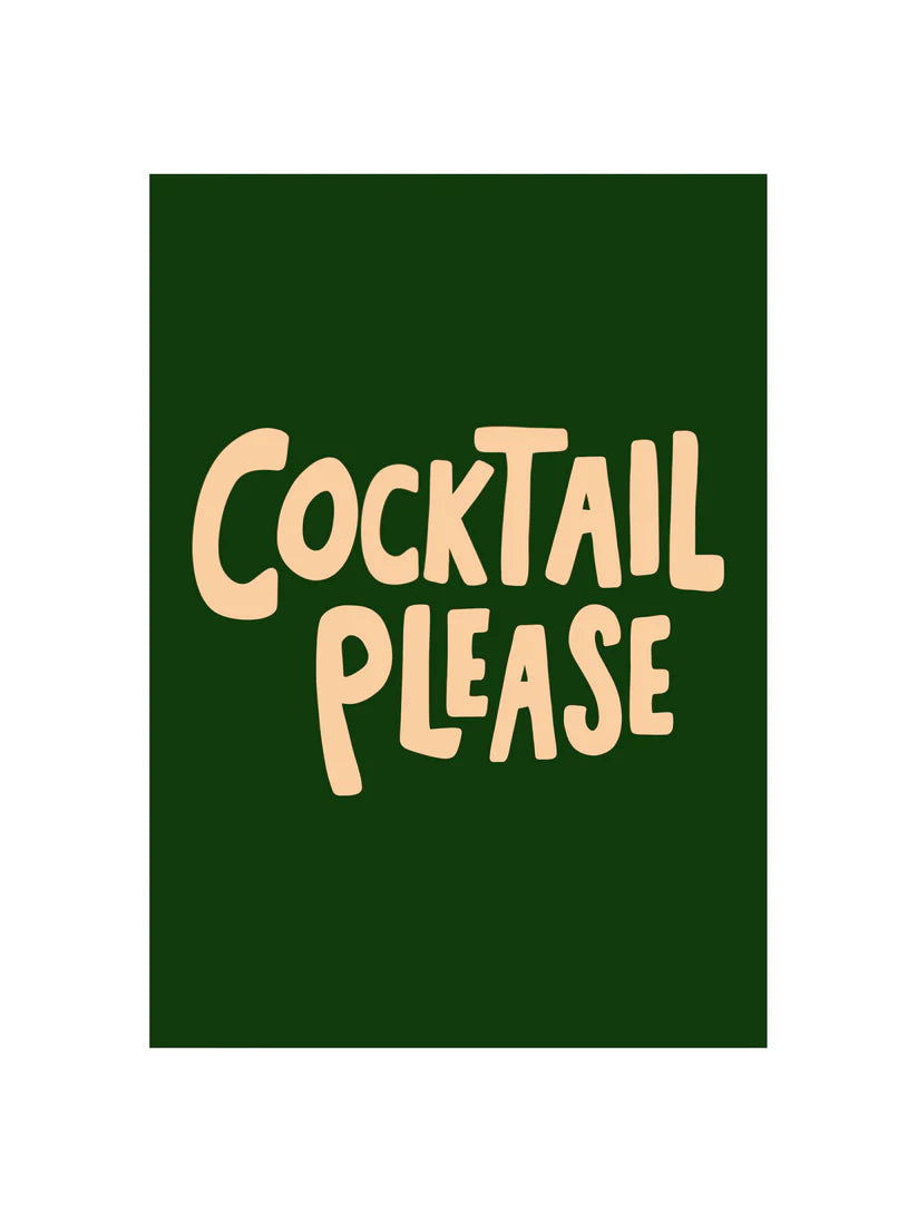 Cocktails Please A4 Print
