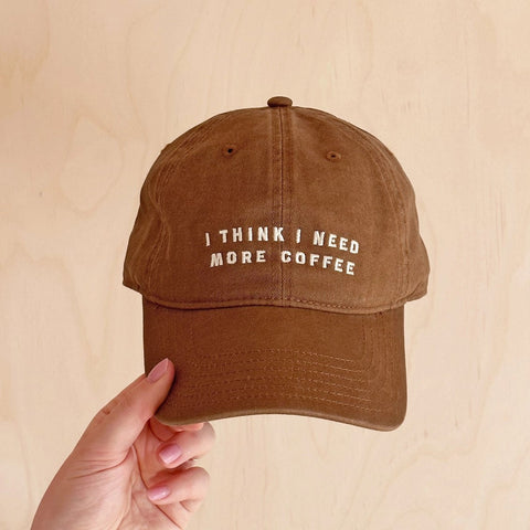 I Need More Coffee Baseball Cap