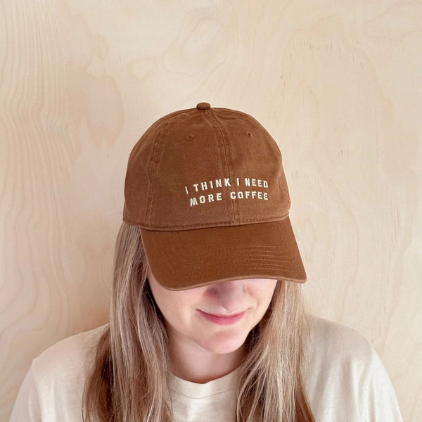I Need More Coffee Baseball Cap