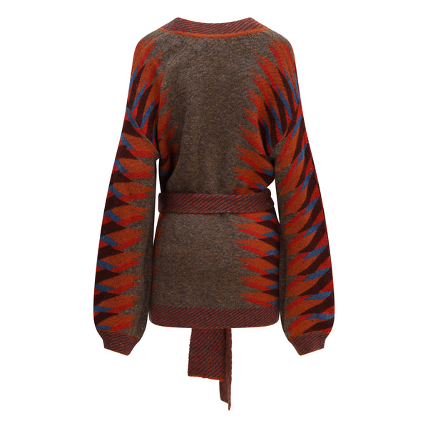 Como Tie Around Cardigan