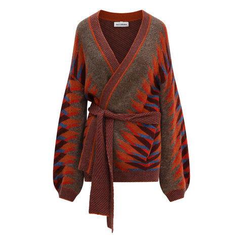 Como Tie Around Cardigan