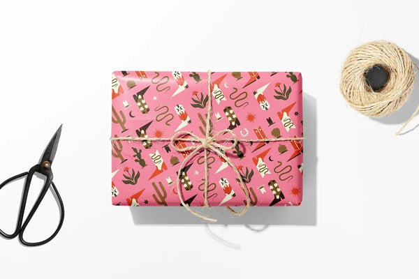 Cowboy Gift Wrap