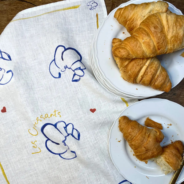 Croissants! Tea Towel