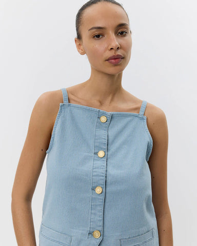 Demi Light Blue Striped Vest Sofie Schnoor