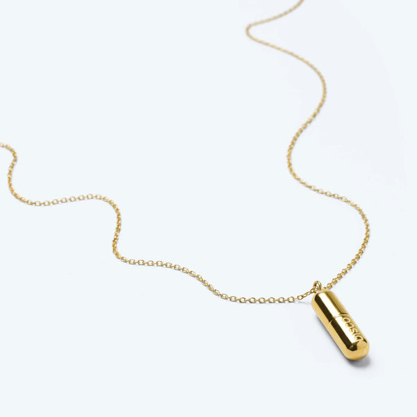 Disco Pill Necklace