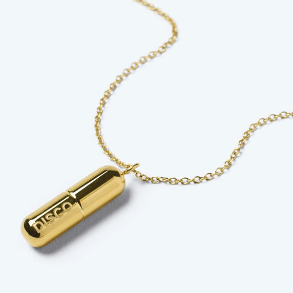 Disco Pill Necklace