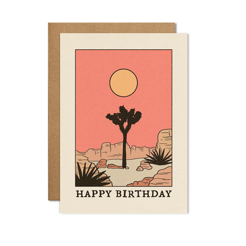 Happy Birthday Desert Card