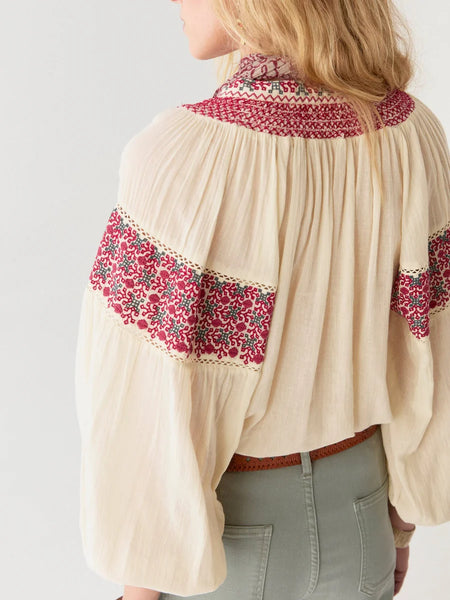 Maison Hotel Pedjama Dion Blouse Red Wine