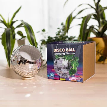 Disco Ball Hanging Planter