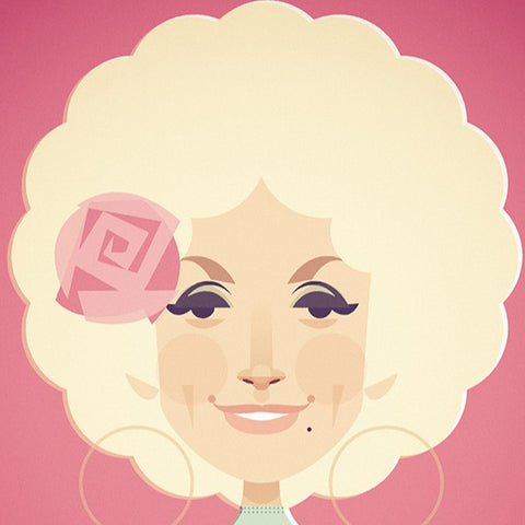 Dolly Parton A4 Print