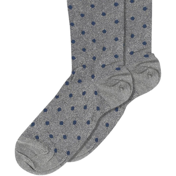 MP Denmark Donna Blue Dot Glitter Socks