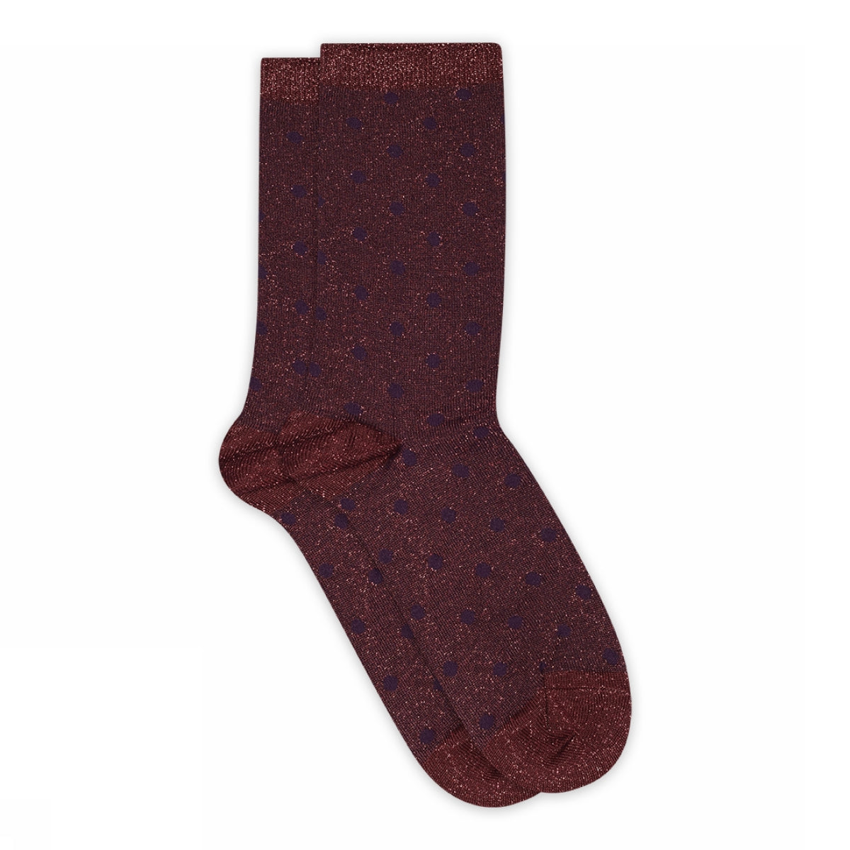 MP Denmark Donna glitter socks in Wine Red