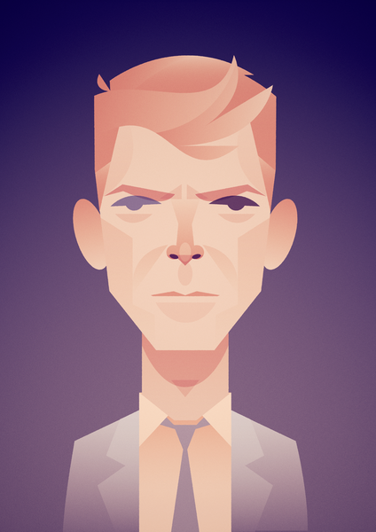 David Bowie 80s Print