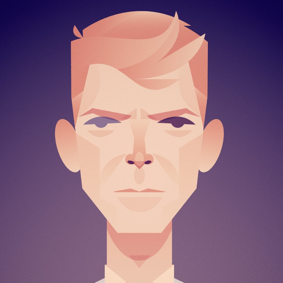 David Bowie 80s Print