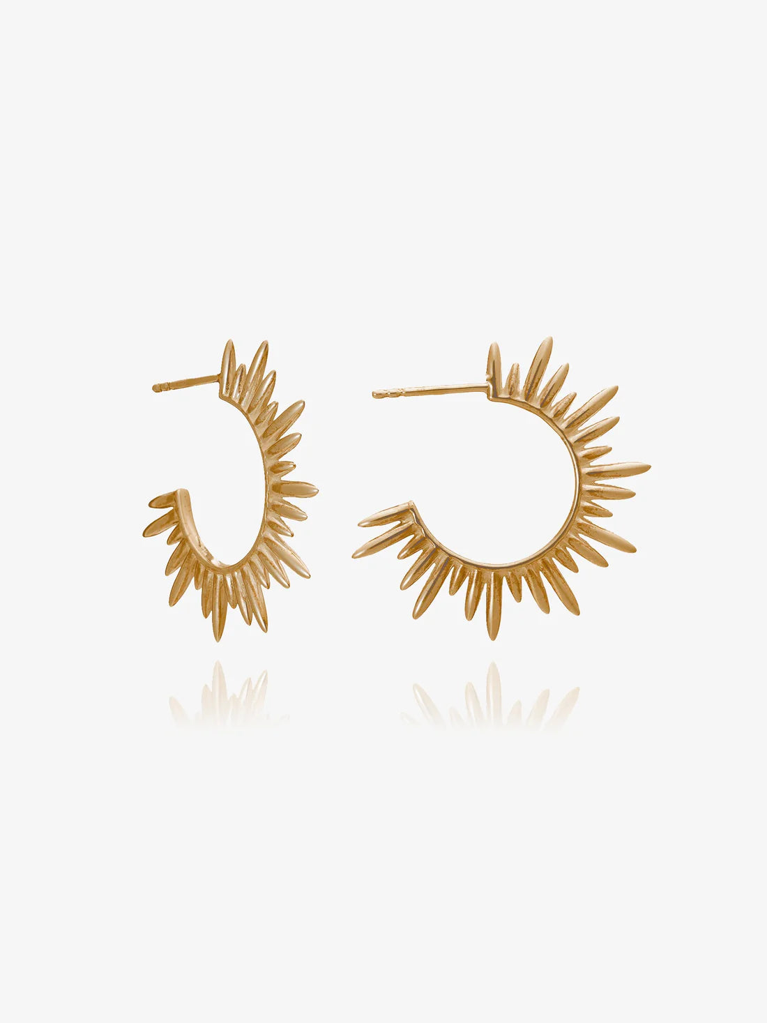 Electric Goddess Medium Hoop Earrings