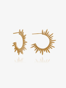 Electric Goddess Medium Hoop Earrings