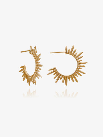 Electric Goddess Medium Hoop Earrings