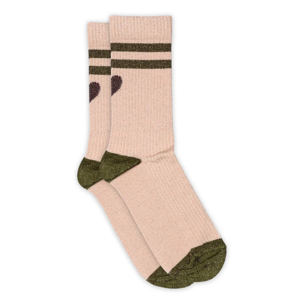 Elga Rose Dust Glitter Socks