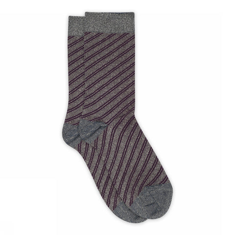 Sparkling Else Dark Denim glitter socks from mp Denmark