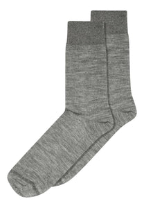 MP Denmark Erina Wool Grey Rib Socks