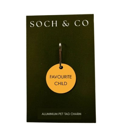 Favourite Child Pet Dog Charm Tag