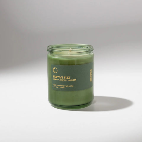 Festive Fizz 250ml Green Jar Candle