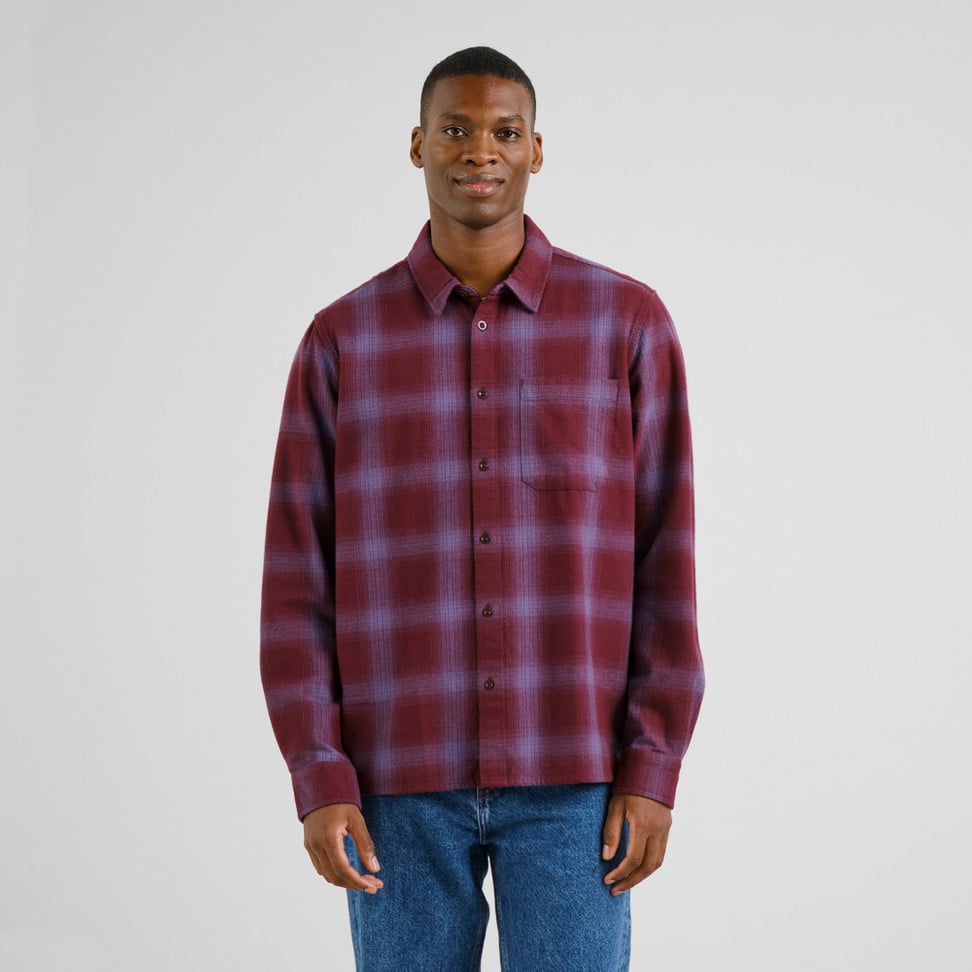 Rute Fig Shadow Check Flannel Shirt