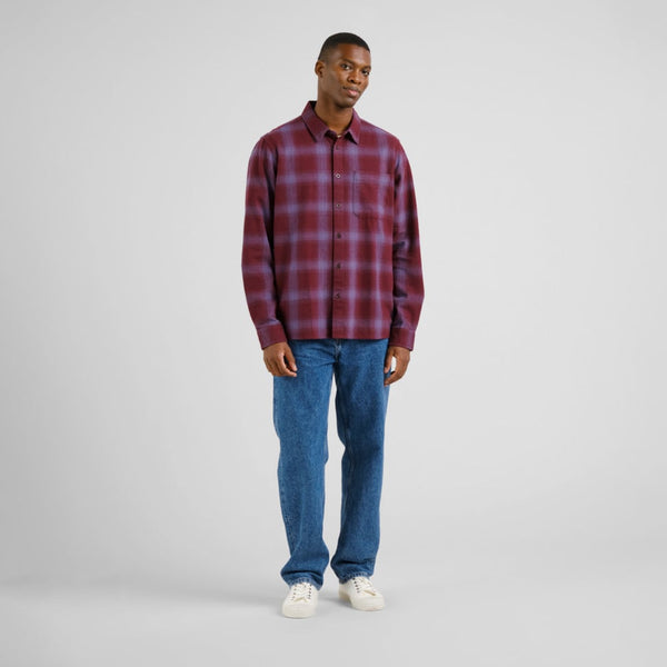 Rute Fig Shadow Check Flannel Shirt