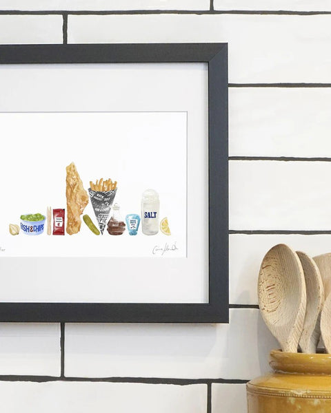 Fish & Chips Print