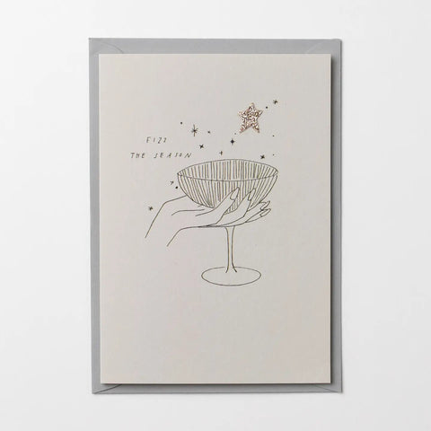 Fizz the Season Christmas Card