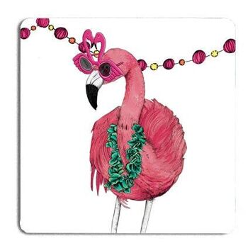 Party Flamingo Coaster