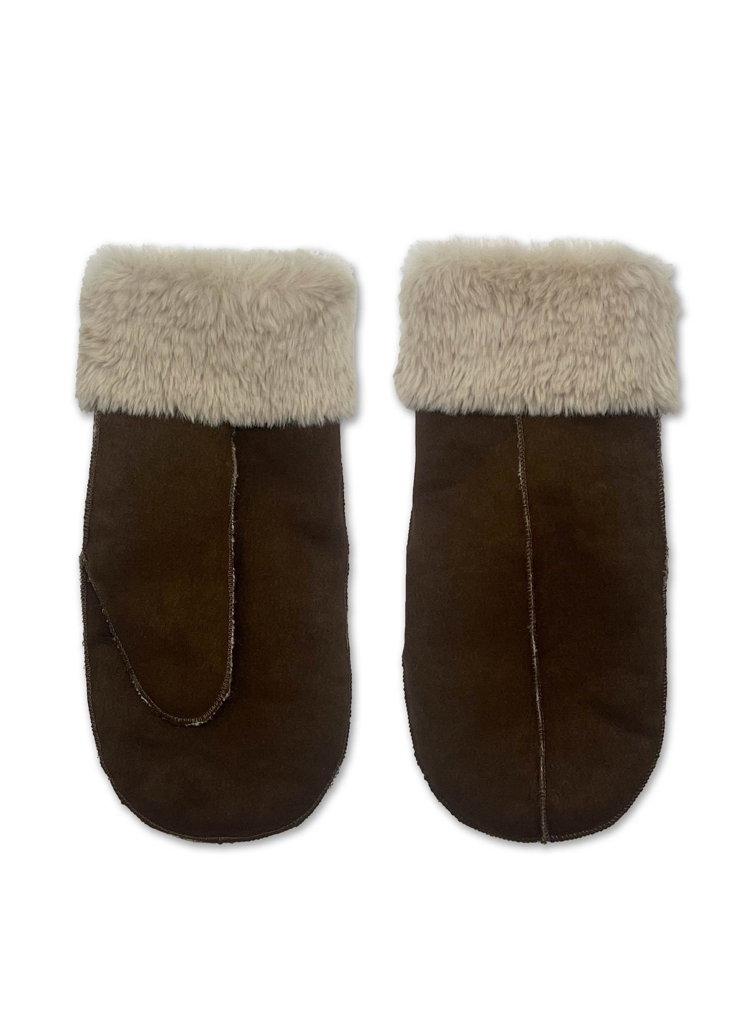 Fleur Chocolate Mittens