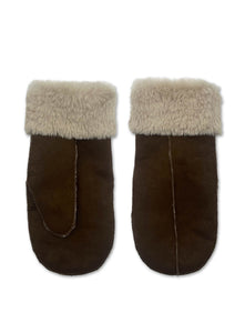 Fleur Chocolate Mittens
