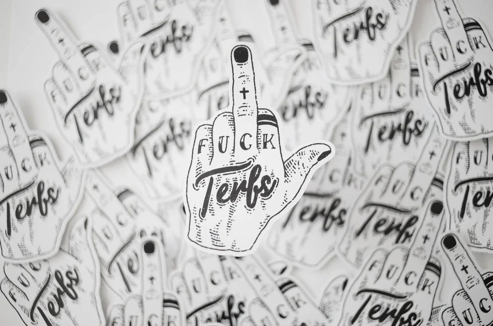 Conscious Euphoria Fuck Terfs sticker
