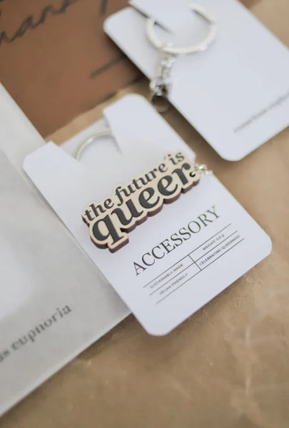 Conscious Euphoria The Future is Queer Key Ring