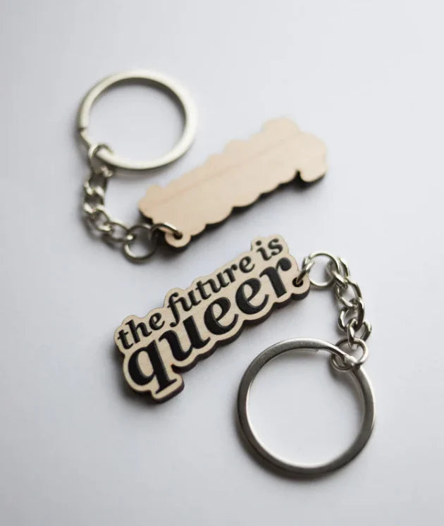 Conscious Euphoria The Future is Queer Key Ring