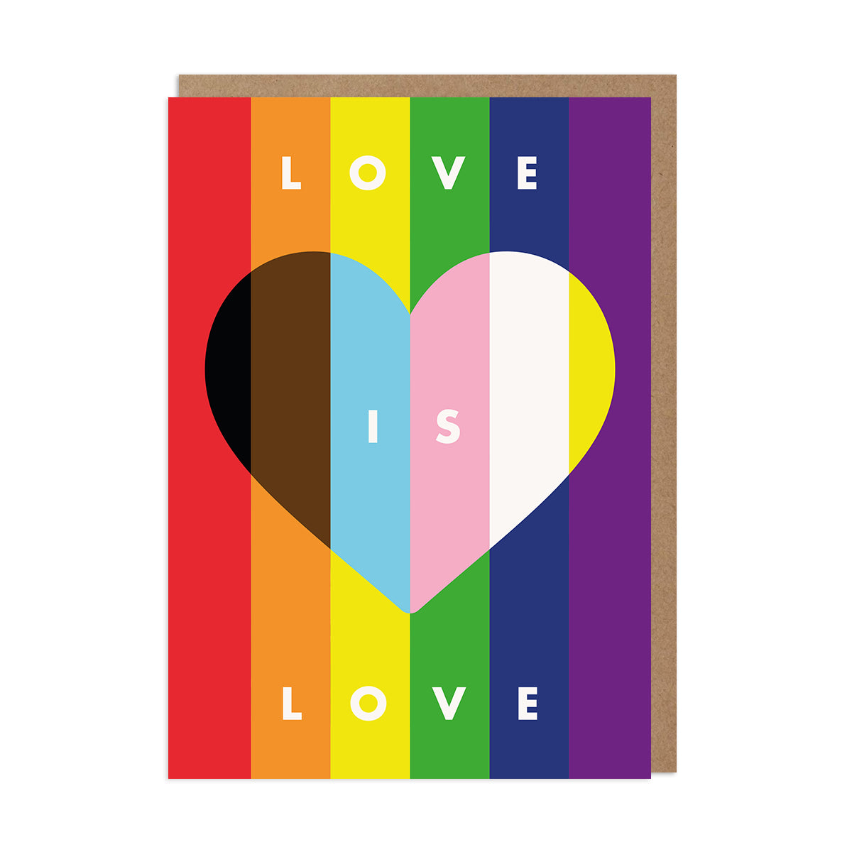 LGBTQ+ Love Is Love Card